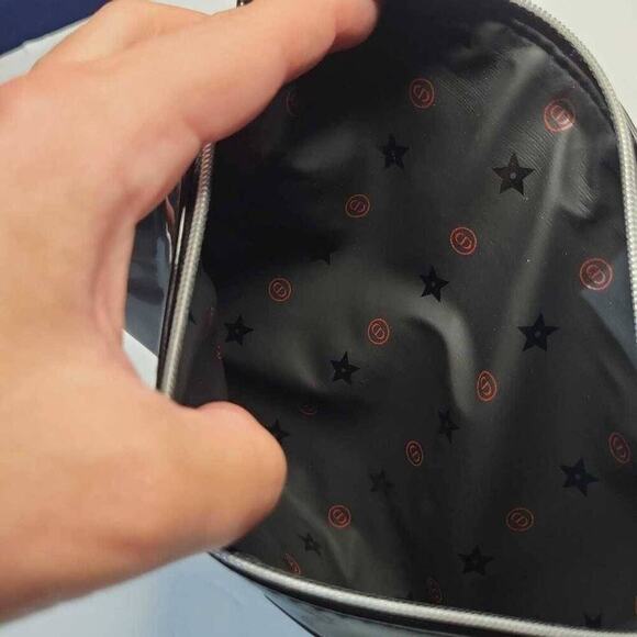 Dior Black Cosmetic Bag with Silver Accents - Picture 7 of 7